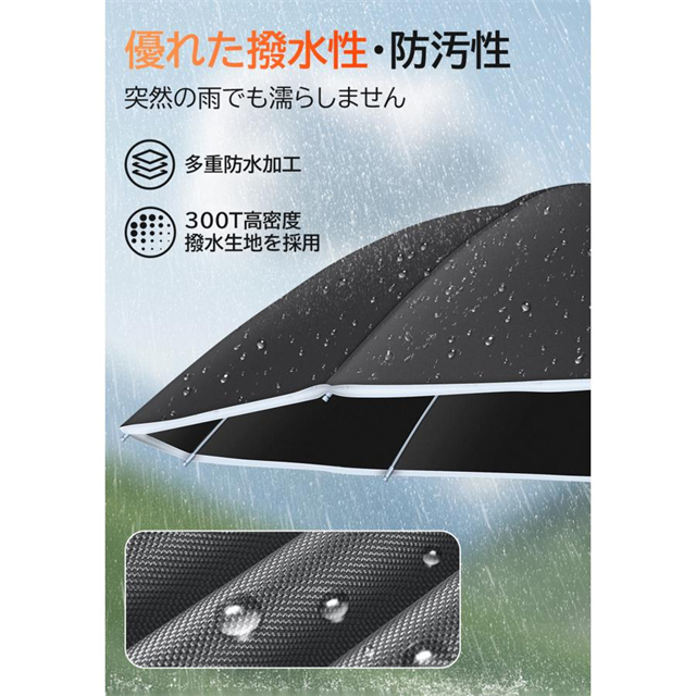 折りたたみ傘 逆折り式 晴雨兼用 自動開閉 逆戻り防止 10本骨 反射テープ付き 逆折り畳み傘 男女兼用 撥水 耐風 丈夫 遮光 UVカット_5