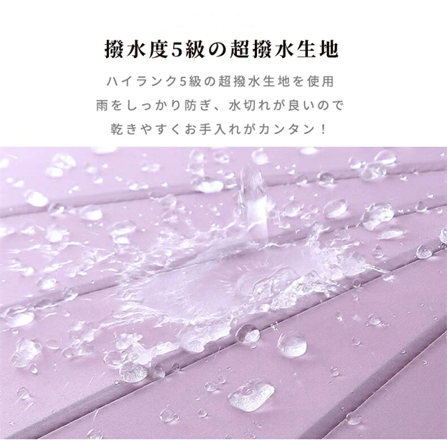 雨傘 長傘 16本骨傘 ジャンプ傘 傘 かさ カサ 軽量 撥水 レディース ワンタッチ 晴雨兼用 耐風 丈夫 通勤 通学 耐風梅雨 梅雨 シンプル 無地_5