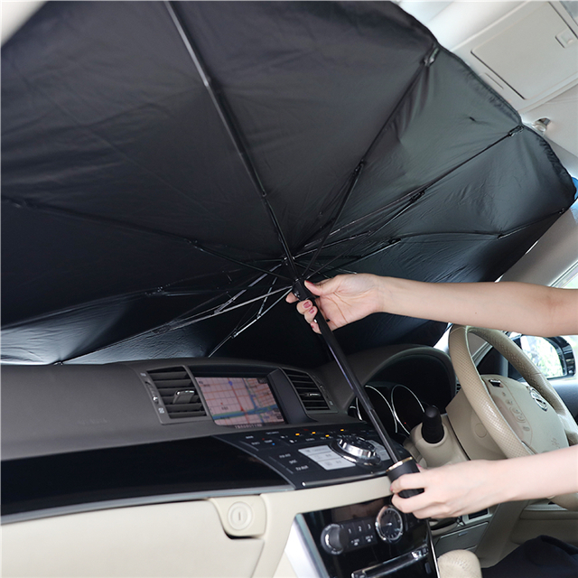 カーサンシェード 傘型サンシェード 日よけ　簡単収納 車用 クラウンスポーツ専用 サンシェード 傘型 フロント 車 カー