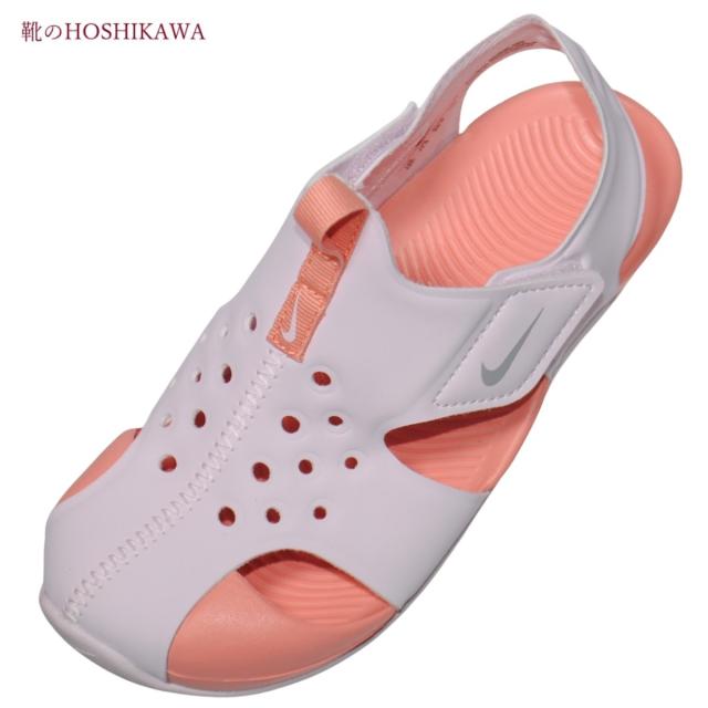 【靴のHOSHIKAWA】  『NIKE 943826 503』 ナイキ サンレイ プロテクト 2 16cm〜22cm キッズ ライトバイオレット サンダル 合成皮革 春夏の通販は 6,800円