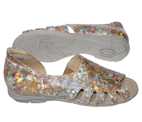 【靴のHOSHIKAWA】  『MONET 881203』 モネ パンプス 21.5cm〜24.5cm EEE トープ レディース ローヒール カジュアル エレガント オフィス 本革 国産 春夏