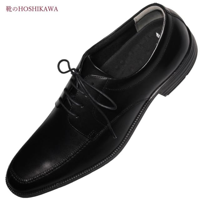 【靴のHOSHIKAWA】  『BALANCE WORKS BW4603』 バランスワークス ブラック ビジネスシューズ メンズ 24.5cm〜30cm EEE 本革 抗菌 防臭
