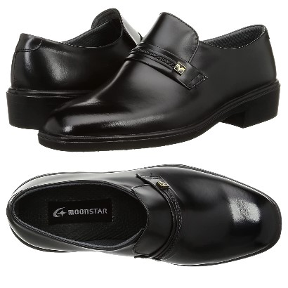 【靴のHOSHIKAWA】  『moonstar MB8838A』 ミスターブラウン フォーマル 23cm〜28.5cm EEEE ブラック メンズ ビジネス 冠婚葬祭 撥水加工 牛革 国産