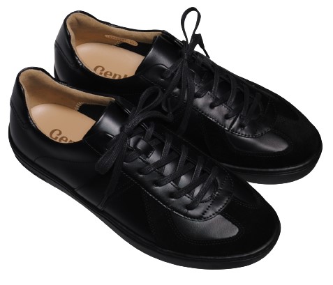 【靴のHOSHIKAWA】  『Gently 106』 ジェントリー ブラック 24.5cm〜28cm EEEE 紳士靴 レースアップ 防水 防滑 幅広 天然皮革