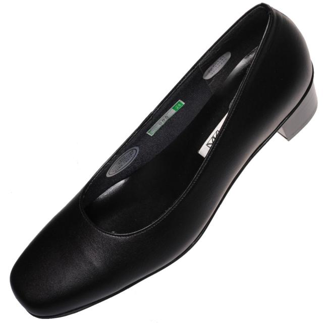 【靴のHOSHIKAWA】  『Yukiko Kimijima 685』 ユキコキミジマ ブラック 22cm〜24.5cm EEEE パンプス レディース ローヒール フォーマル ビジネス 冠婚葬祭 牛革