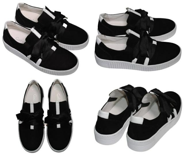 【靴のHOSHIKAWA】  『Gabor 83333』 ガボール スニーカー 22cm〜25.5cm レディース レザーシューズ ベージュ スリッポン ホワイトソール 天然皮革 スロバキア製