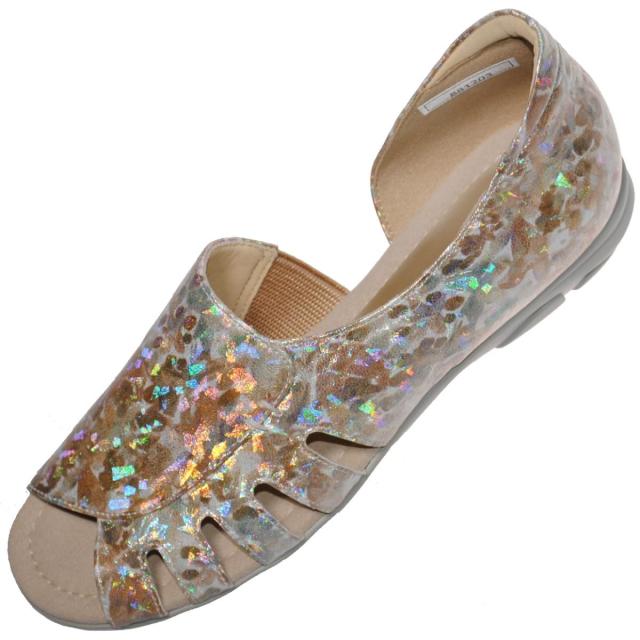 【靴のHOSHIKAWA】  『MONET 881203』 モネ パンプス 21.5cm〜24.5cm EEE トープ レディース ローヒール カジュアル エレガント オフィス 本革 国産 春夏