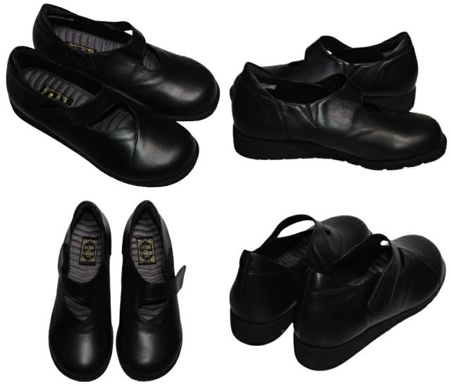 【靴のHOSHIKAWA】  『LOIR et CHER I-35』 ロアールエシェール  22.5cm〜24.5cm 5E レディース ダークブラウン コンフォート 幅が広い 国産 本革