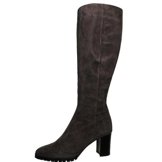 【靴のHOSHIKAWA】  『MONET 214203』 モネ ロングブーツ 21.5cm〜24.5cm EEE グレースウェード レディース サイドファスナー スムース革 本革 ヒール 国産