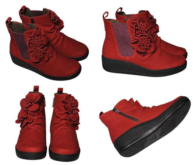 【靴のHOSHIKAWA】  『hatchi 2577』 ハッチ ショートブーツ 22.5cm〜24.5cm レディース 内側ファスナー 厚底 ショート丈 ブーツ 本革 国産 秋冬