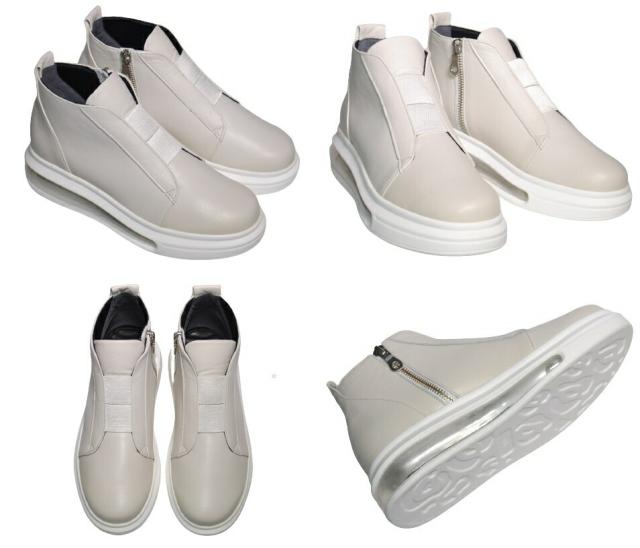 【靴のHOSHIKAWA】  『SALON DE GRES SLP5007D』 サロンドグレー ブラック 22.5cm〜24.5cm EEE ブーティー 内側ファスナー スムース革 エアークッション 牛革 防滑