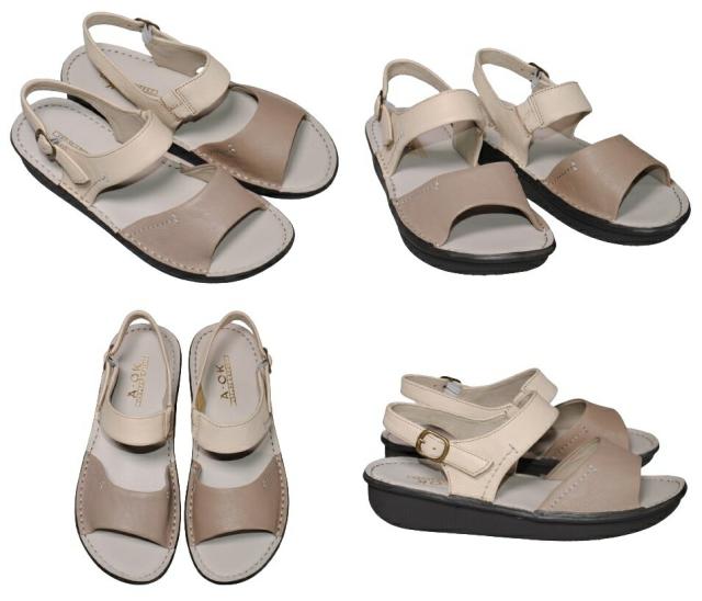 【靴のHOSHIKAWA】  『A-OK 2980』 エーオーケー サンダル S〜2L レディース オープントゥ ウールC コンフォ—ト バックストラップ フラット底 牛革 靴のHOSHIKAWA】 『A-OK 2980』 エーオーケー サンダル S〜2L
