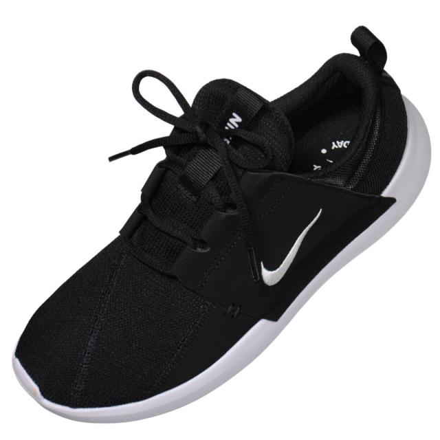 【靴のHOSHIKAWA】  『NIKE DV2436 006』 ナイキ スニーカー E-SERIES AD 24.5cm〜28cm メンズ ブラック レースアップスニ—カー 合皮 ホワイトソール