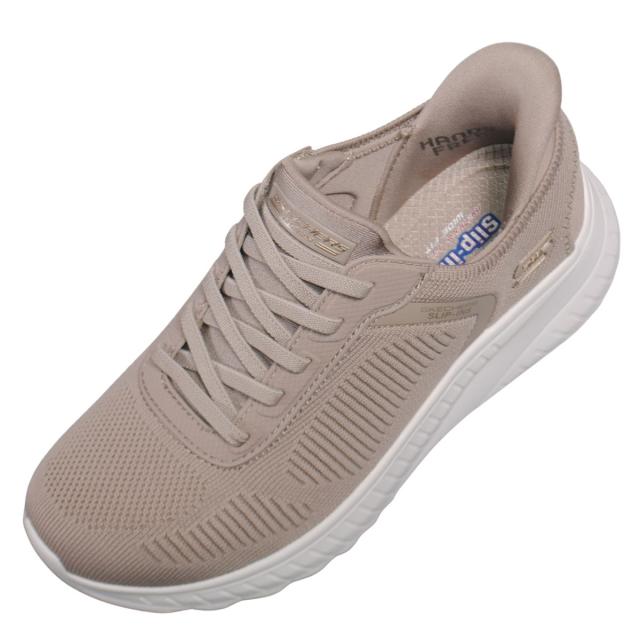 【靴のHOSHIKAWA】  『SKECHERS SPORTL 117497W』 スケッチャーズ スニーカー 22.5cm〜26.5cm レディース BOBS Sport スリッポン ストレッチ トープ 合皮 軽量