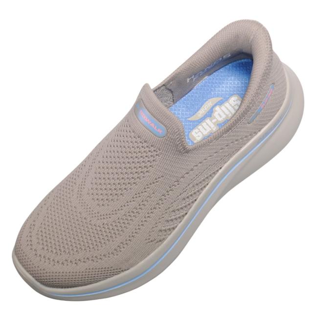【靴のHOSHIKAWA】  『SKECHERS SPORTL 125843』 スケッチャーズ スニーカー 22.5cm〜26cm レディース GO WALK ARCH FIT スリッポン ストレッチ トープ 合皮 軽量