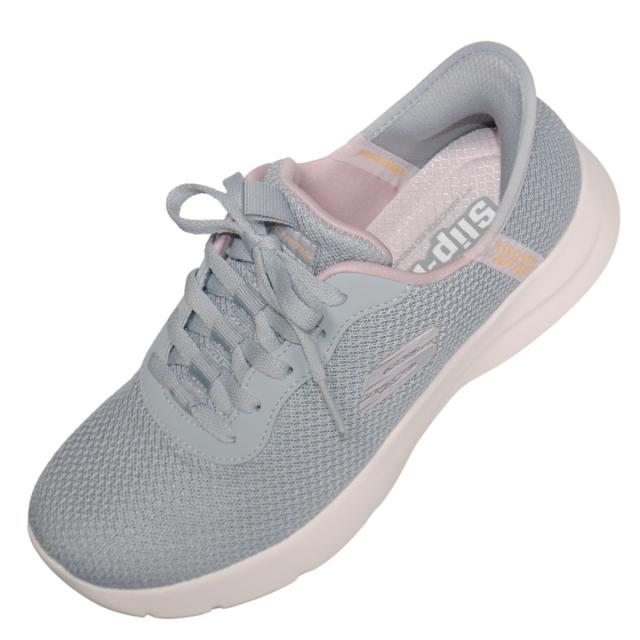 【靴のHOSHIKAWA】  『SKECHERS SPORTL 150480』 スケッチャーズ スニーカー 22.5cm〜26cm レディース スリップイン グレー レースアップ 運動靴 合成繊維 軽量