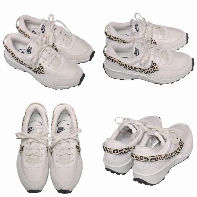 【靴のHOSHIKAWA】  『NIKE HF1856』 ナイキ スニーカー WAFFLE DEBUT 22.5cm〜26cm レディース サミットホワイト 001 ランニングシューズ 本革 合皮