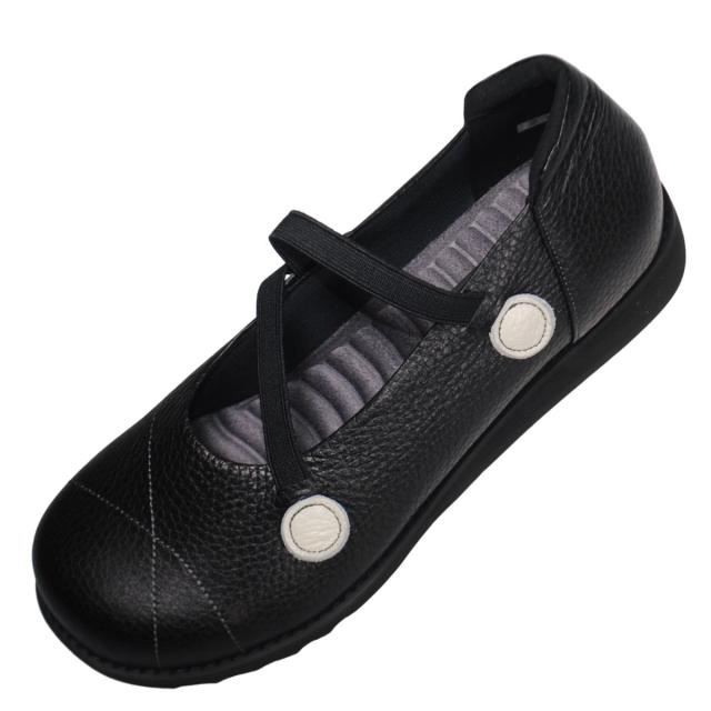 【靴のHOSHIKAWA】  『LOIR et CHER I-39』 ロアールエシェール レザースリッポン 22cm〜24.5cm 5E レディース ブラック コンフォート 幅が広い 日本製 本革