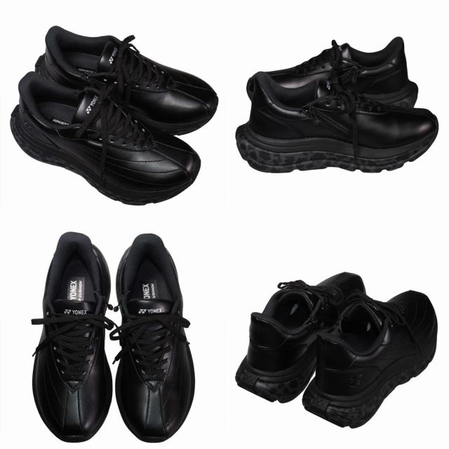 【靴のHOSHIKAWA】  『YONEX SHWL128』 ヨネックス スニーカー 22cm〜25cm 3.5E レディース ゴールド ウォーキングシューズ 合皮 巾広