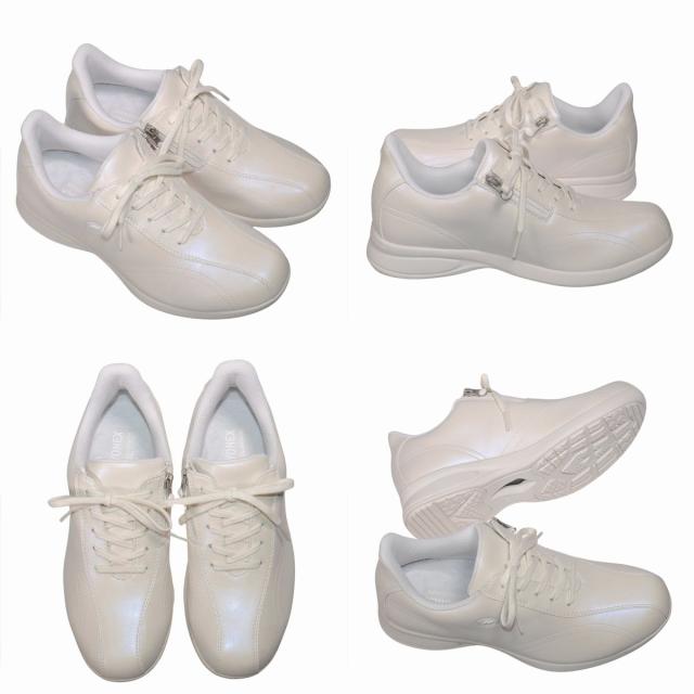 【靴のHOSHIKAWA】  『YONEX SHWL130W』 ヨネックス スニーカー 22cm〜25cm 4.5E レディース パールホワイト ウォーキングシューズ 合皮 巾広