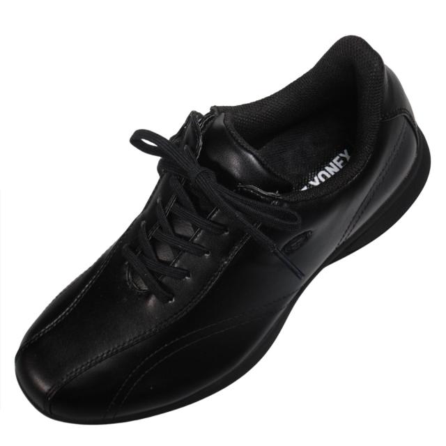 【靴のHOSHIKAWA】  『YONEX SHWL130W』 ヨネックス スニーカー 22cm〜25cm 4.5E レディース ブラック ウォーキングシューズ 合皮 巾広