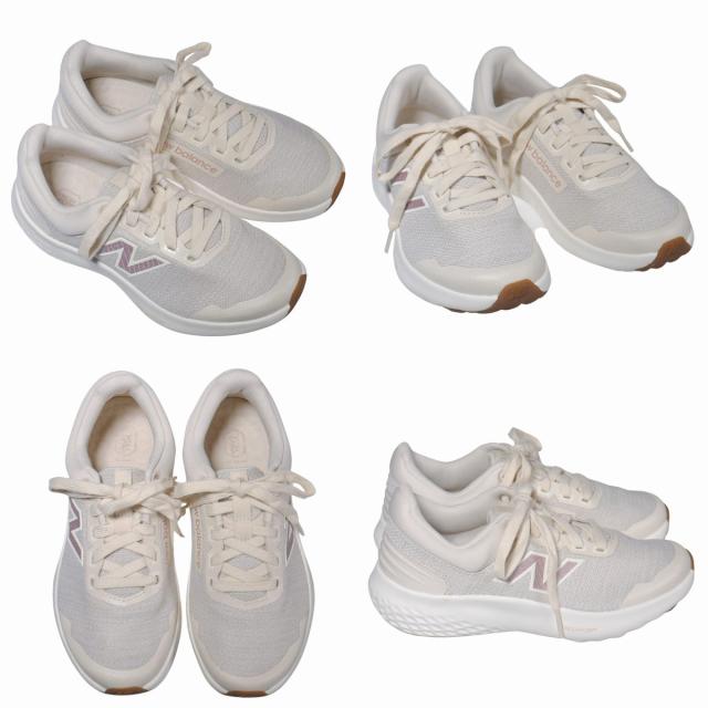 【靴のHOSHIKAWA】  『New Balance WARLX』 22cm〜24.5cm 2E レディース スニーカー レースアップ ランニング ブラック カジュアル メッシュ 合皮 軽量