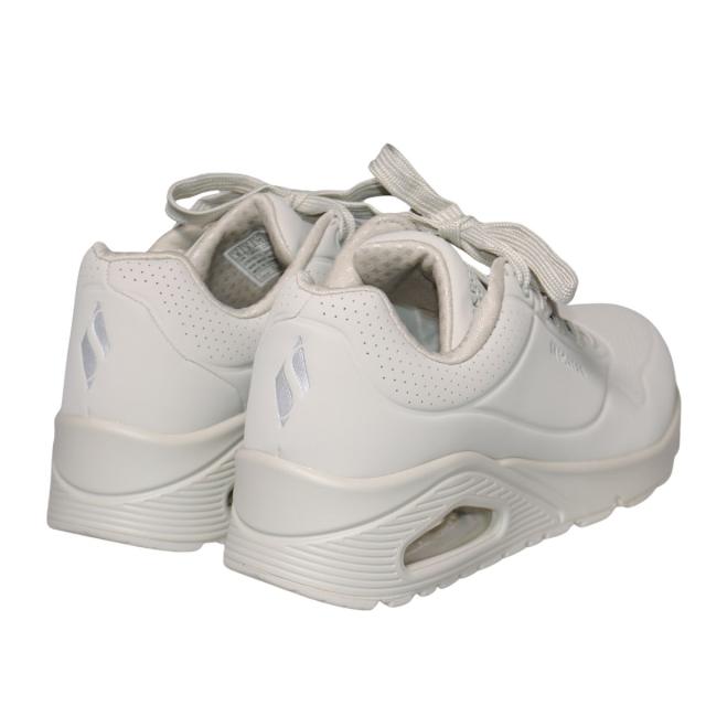SKECHERS SPORTL 73690 スケッチャーズ スニーカー 22cm〜25cm レディース STAND ON AIR スリップイン レースアップ オフホワイト 合皮 軽量_5