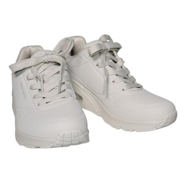 SKECHERS SPORTL 73690 スケッチャーズ スニーカー 22cm〜25cm レディース STAND ON AIR スリップイン レースアップ オフホワイト 合皮 軽量_2