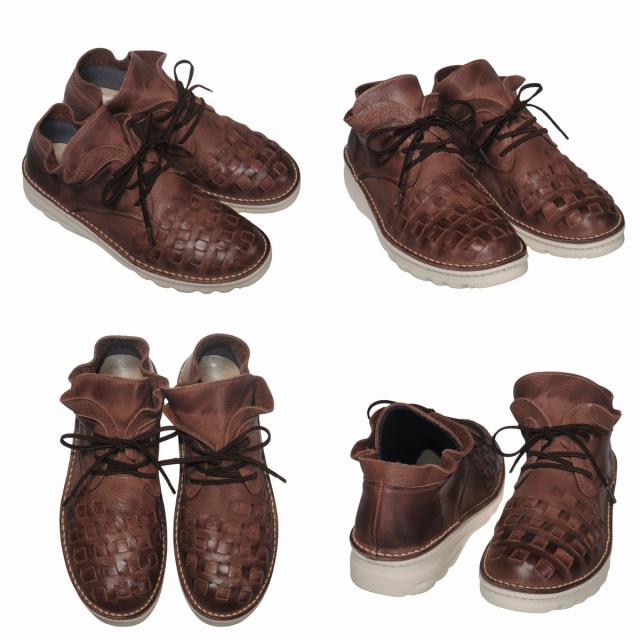 【靴のHOSHIKAWA】  『A-OK 7311』 エーオーケー ブーティー 21.5cm〜25cm EEEE トマト レディース レースアップ ショート丈 国産 幅広 軽量 秋冬