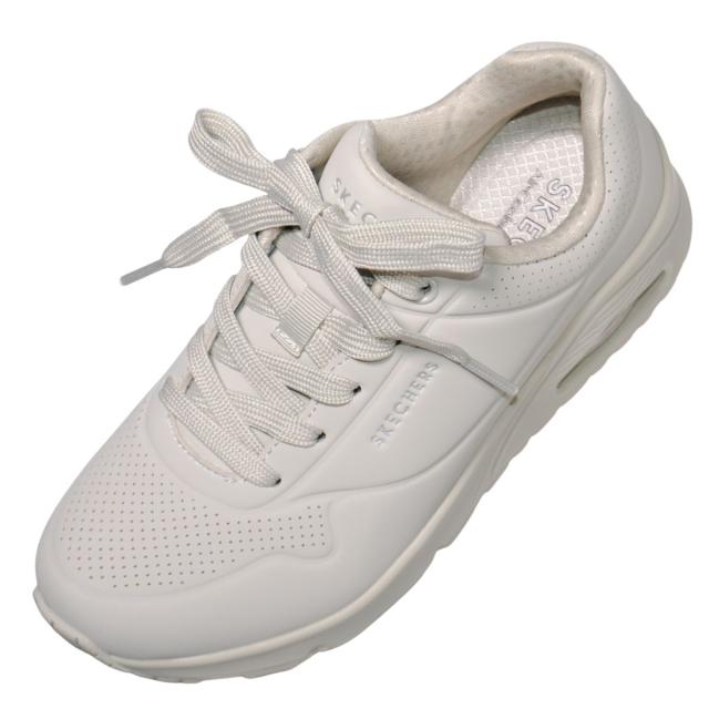 SKECHERS SPORTL 73690 スケッチャーズ スニーカー 22cm〜25cm レディース STAND ON AIR スリップイン レースアップ オフホワイト 合皮 軽量_10