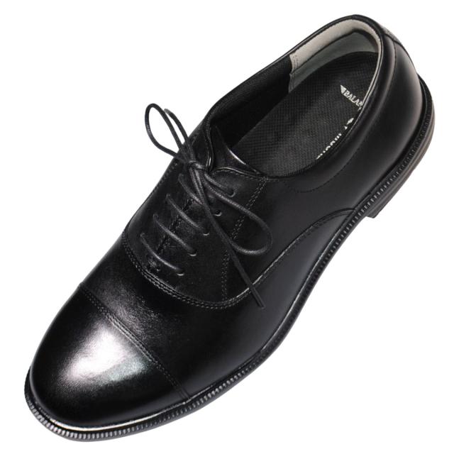 【靴のHOSHIKAWA】  『BALANCE WORKS BW4621』 バランスワークス ブラック ビジネスシューズ メンズ 24.5cm〜30cm EEEE レースアップ 本革 抗菌防臭 幅広