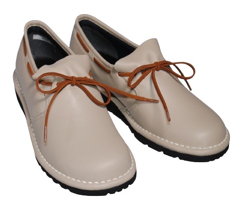 【靴のHOSHIKAWA】  『Airystep 0206』 エアリーステップ ベージュ/ライトブラウン 21.5cm〜24.5cm EEEE スリッポン フラット底 ブーティー 日本製 本革