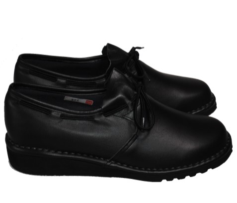 【靴のHOSHIKAWA】  『Airystep 0206』 エアリーステップ ブラック 21.5cm〜24.5cm EEEE スリッポン レディース 本革 フラット底 ブーティー 日本製 秋冬