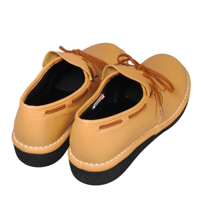 【靴のHOSHIKAWA】  『Airystep 0206』 エアリーステップ マスタード 21.5cm〜24.5cm EEEE スリッポン フラット底 ブーティー 日本製 本革