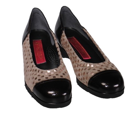 【靴のHOSHIKAWA】  『SALON DE GRES SL13270』 サロンドグレー パンプス 21.5cm〜25cm EEE オークP レディース コンフォート 外反母趾 日本製 本革