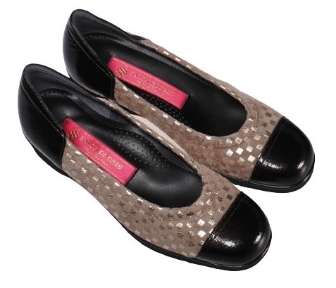 【靴のHOSHIKAWA】  『SALON DE GRES SL13270』 サロンドグレー パンプス 21.5cm〜25cm EEE オークP レディース コンフォート 外反母趾 日本製 本革