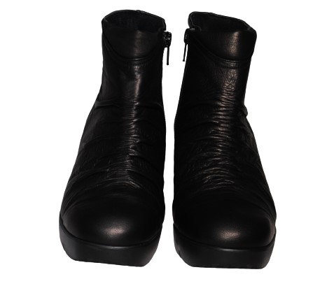 【靴のHOSHIKAWA】  『SALON DE GRES 18235』 サロンドグレー ショート丈 22cm〜25cm EEEE ブラック レディース 日本製 本革 外反母趾 防寒 秋冬 靴のHOSHIKAWA】 『SALON DE GRES 18235』 サロンドグレー ショート丈