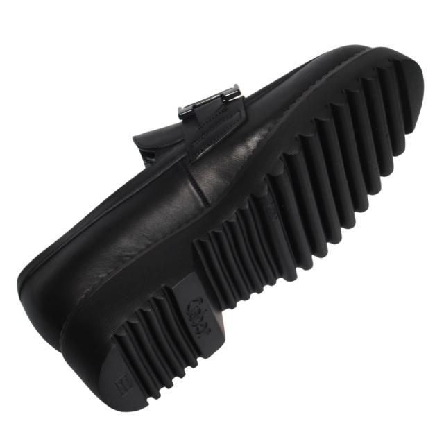 【靴のHOSHIKAWA】  『Gabor 52452』 ガボール ビットローファー 22cm〜25.5cm レディース シルバー ポルトガル 天然皮革 厚底 秋冬