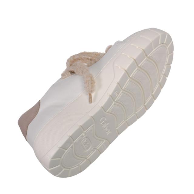 【靴のHOSHIKAWA】  『Gabor 73222』 ガボール レディース 厚底スニーカー 22cm〜25.5cm グレー スロバキア製 マニッシュ レースアップ 天然皮革 厚底 秋冬