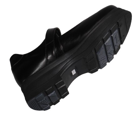 【靴のHOSHIKAWA】  『Monet 883303』 モネ カジュアルシューズ 21.5cm〜24.5cm EEEE 厚底パンプス グレージュ ベルクロ レディース 牛革 日本製