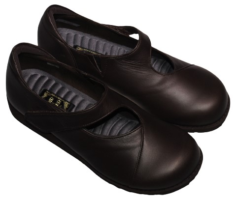 【靴のHOSHIKAWA】  『LOIR et CHER I-35』 ロアールエシェール  22.5cm〜24.5cm 5E レディース ダークブラウン コンフォート 幅が広い 国産 本革