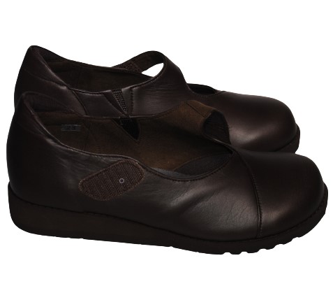 【靴のHOSHIKAWA】  『LOIR et CHER I-35』 ロアールエシェール  22.5cm〜24.5cm 5E レディース ダークブラウン コンフォート 幅が広い 国産 本革