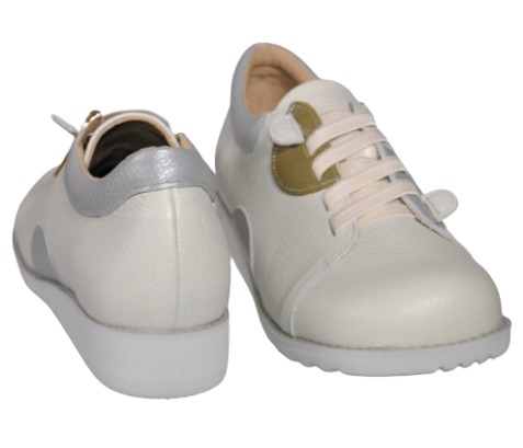 【靴のHOSHIKAWA】  『LOIR et CHER I-37』 ロアールエシェール  22cm〜24.5cm 5E レディース アイボリー コンフォート 幅が広い 国産 本革