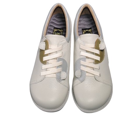 【靴のHOSHIKAWA】  『LOIR et CHER I-37』 ロアールエシェール  22cm〜24.5cm 5E レディース アイボリー コンフォート 幅が広い 国産 本革