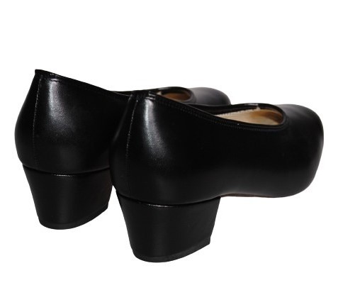 【靴のHOSHIKAWA】  『A-OK 117』 エーオーケー パンプス 21.5cm〜24.5cm EEEE レディース ブラック フォーマル ヒール 天然皮革 国産