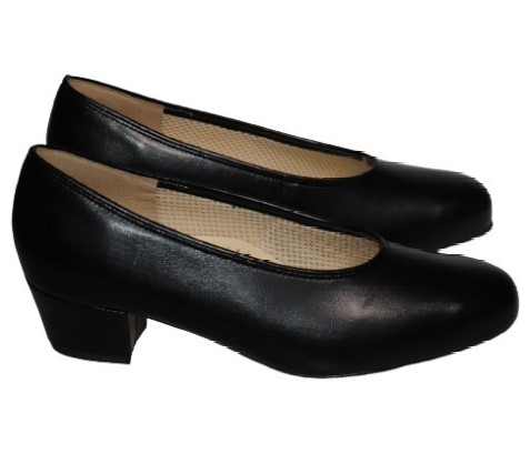 【靴のHOSHIKAWA】  『A-OK 117』 エーオーケー パンプス 21.5cm〜24.5cm EEEE レディース ブラック フォーマル ヒール 天然皮革 国産