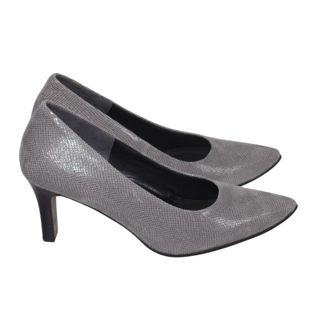 【靴のHOSHIKAWA】  『A-OK 12』 エーオーケー パンプス 21.5cm〜25cm レディース グレートカゲ ポインテッドトゥ カジュアル ヒール 天然皮革 国産