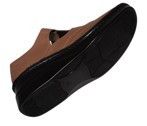 【靴のHOSHIKAWA】  『A-OK INCHOLJE 7068』 エーオーケー レザーシューズ 22cm〜24.5cm レディース スリッポン モカ ストラップ 厚底 レースアップ 牛革