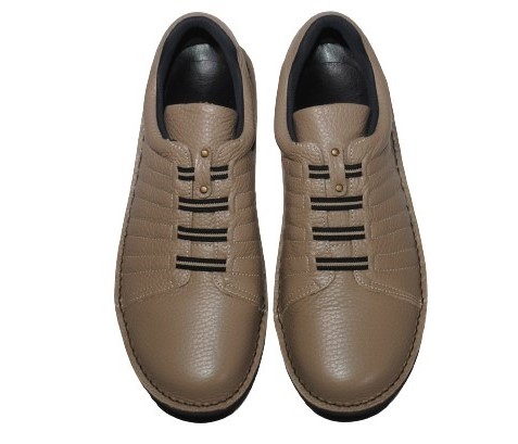 【靴のHOSHIKAWA】  『A-OK 7280』 エーオーケー コンフォートシューズ 21.5cm〜25cm EEEE グレー スリッポン ASW 幅広 軽量 撥水加工 厚底 日本製 牛革