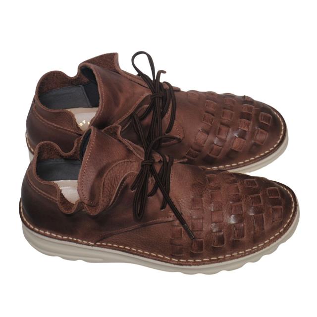 【靴のHOSHIKAWA】  『A-OK 7311』 エーオーケー ブーティー 21.5cm〜25cm EEEE Dブラウン レディース レースアップ ショート丈 国産 幅広 軽量 秋冬